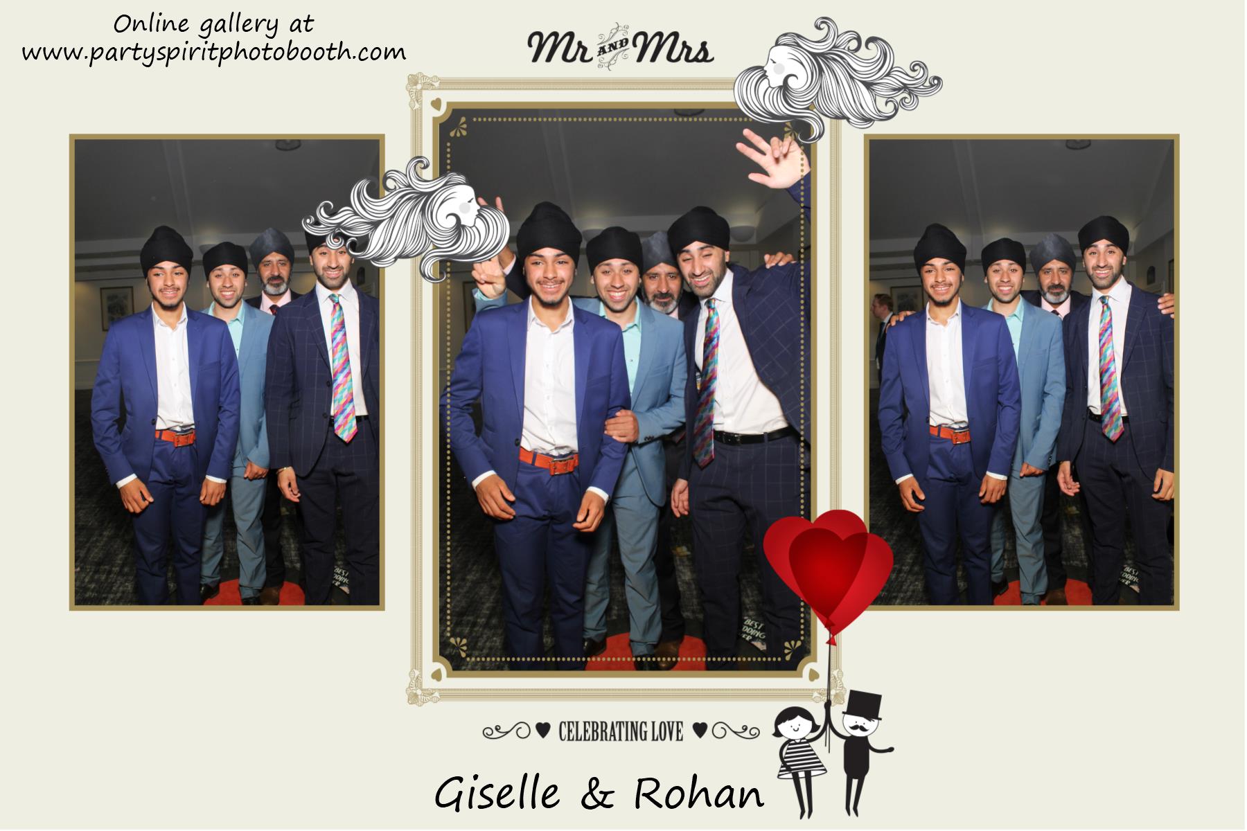Giselle and Rohan's Wedding | View more photos from the event at gallery.partyspiritphotobooth.com/u/PartySpiritPhotoBooth/Giselle-and-Rohans-Wedding